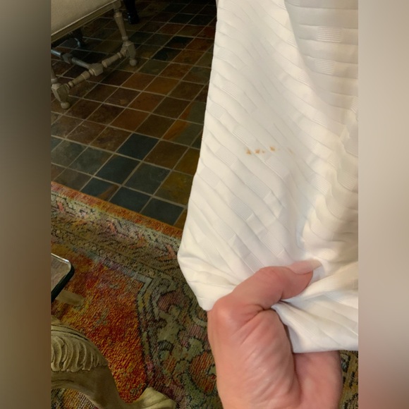 NWT- white empire waisted dress in white size 4. - Picture 5 of 7